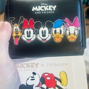 Primark Disney Mickey and Friends Black Wallet